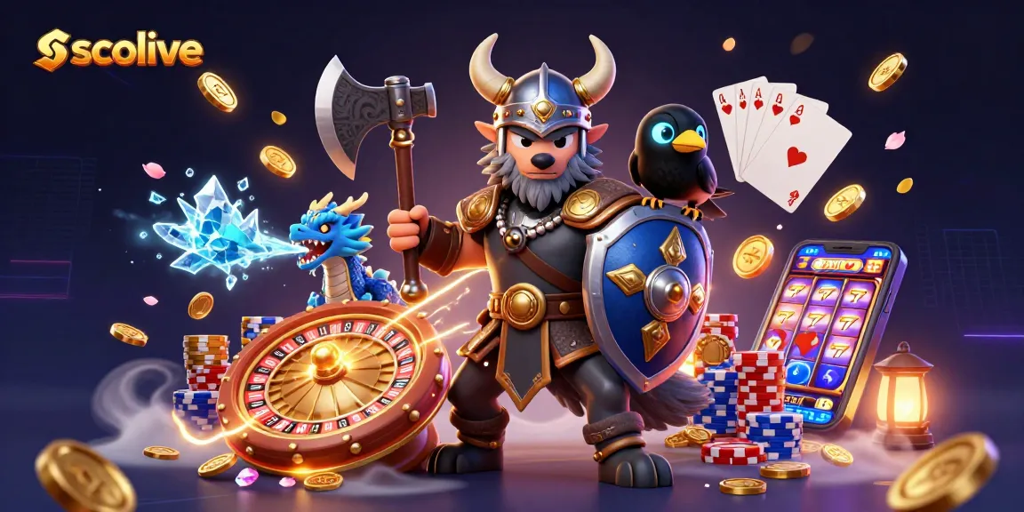 Socolive showcases thrilling immersive gaming with Viking warriors, dragons, and dynamic casino action.