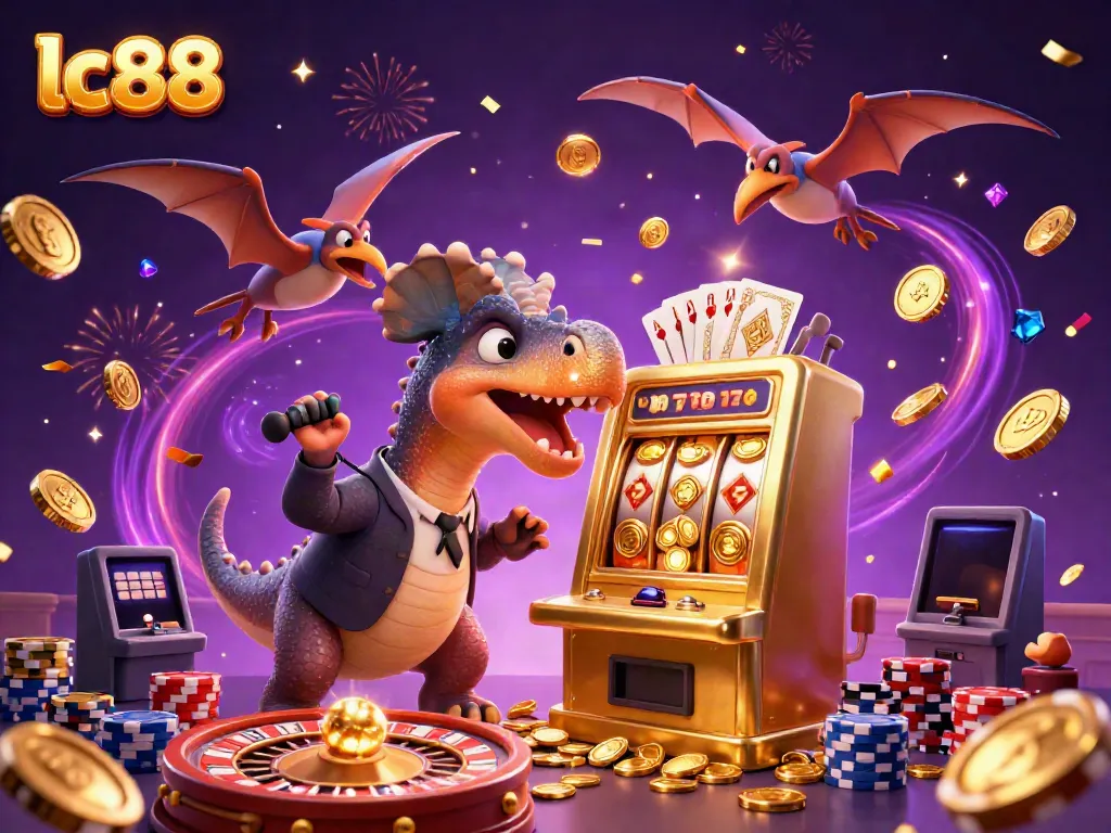 Experience big wins at lc88 with thrilling games featuring pachycephalosaurus and golden slot machine.