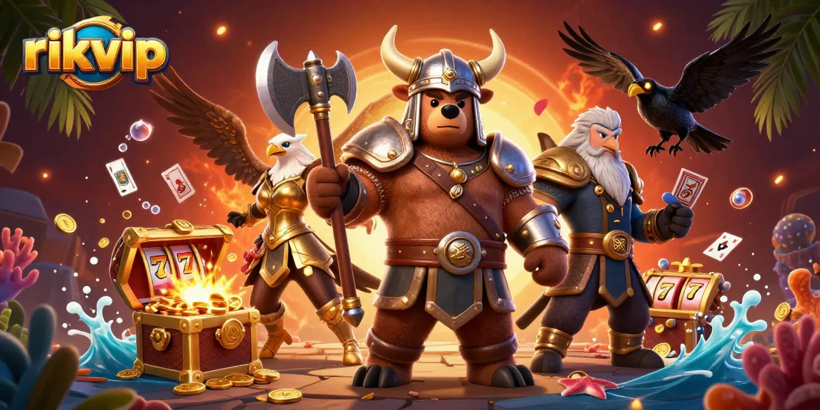 Experience thrilling gameplay at rikvip with vibrant slot elements and charismatic characters.