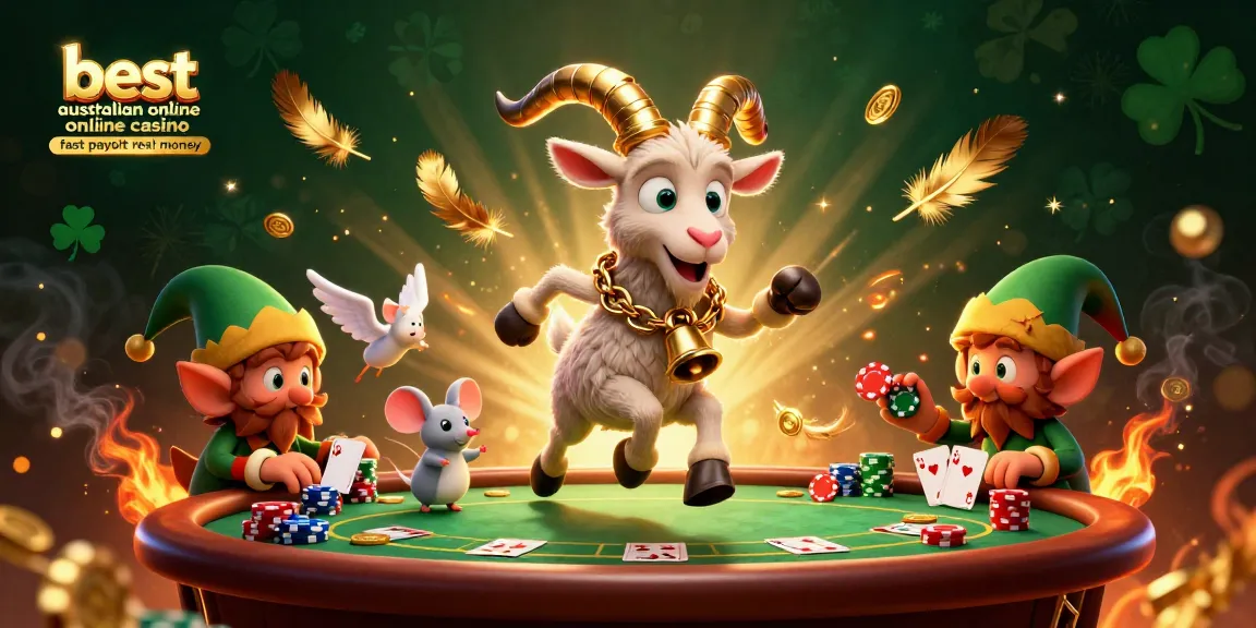 Experience the thrill at the best australian online casino fast payout real money with vibrant animated characters and action.